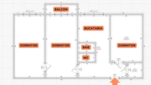 Botanica, str. Independenței, 3 camere! Încălzire Autonomă!: 9