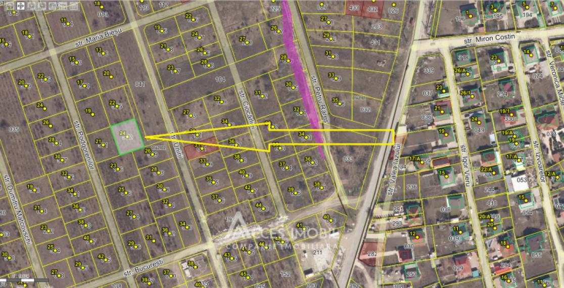 Teren pentru construcție 6.13 ari! Bubuieci, str. Unirii!: 4