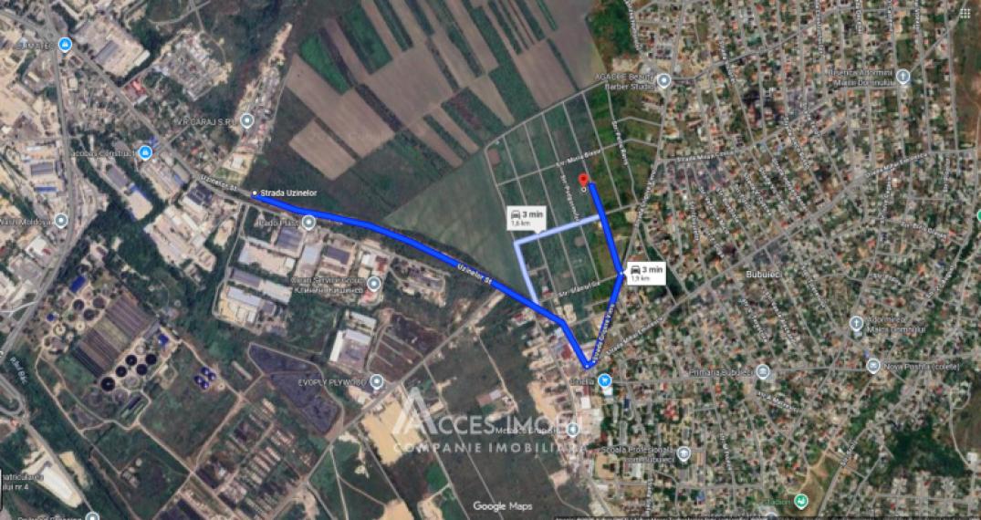 Teren pentru construcție 6.13 ari! Bubuieci, str. Unirii!: 6