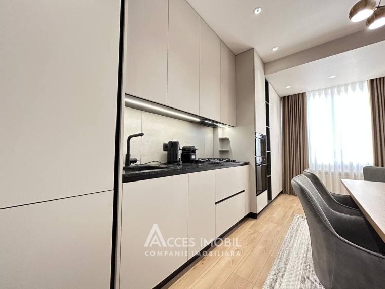 Chirie! Bloc nou! Centru, str. M.Varlaam, 2 camere + living! Euroreparație!: 5