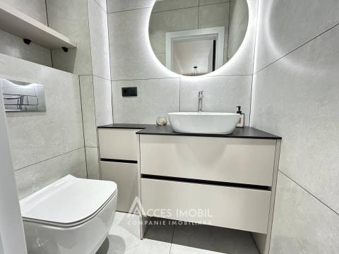 Chirie! Bloc nou! Centru, str. M.Varlaam, 2 camere + living! Euroreparație!: 11