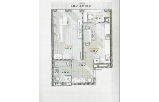 Bloc Nou! Telecentru, șos. Hâncești, 1 cameră + living. În Construcție!: 4