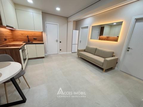 Pamir Construct! Bloc nou! str. Ialoveni, Telecentru, 2 camere + living. Euroreparație!: 2