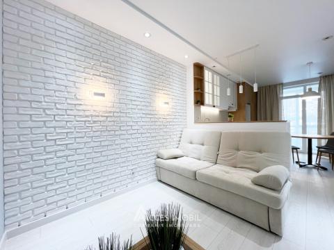 Bloc Nou! Durlești, str. Regina Elisabeta, 1 cameră + living. Euroreparație!: 2