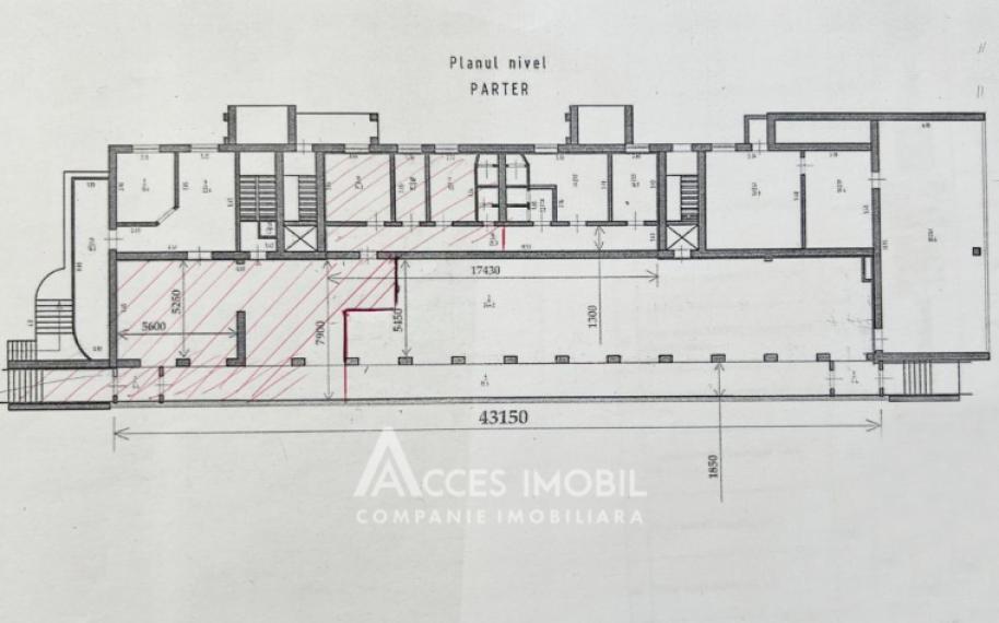 Chirie! Spațiu Comercial 150m2! str.M.G. Bănulescu Bodoni, Centru!: 12