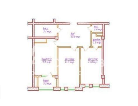 IsraGrup! Bloc Nou! Durlești, str. Cartușa, 2 camere. Variantă albă!: 3