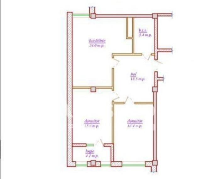 Durlesti, Cartusa street, 2 rooms + living. White version!: 4