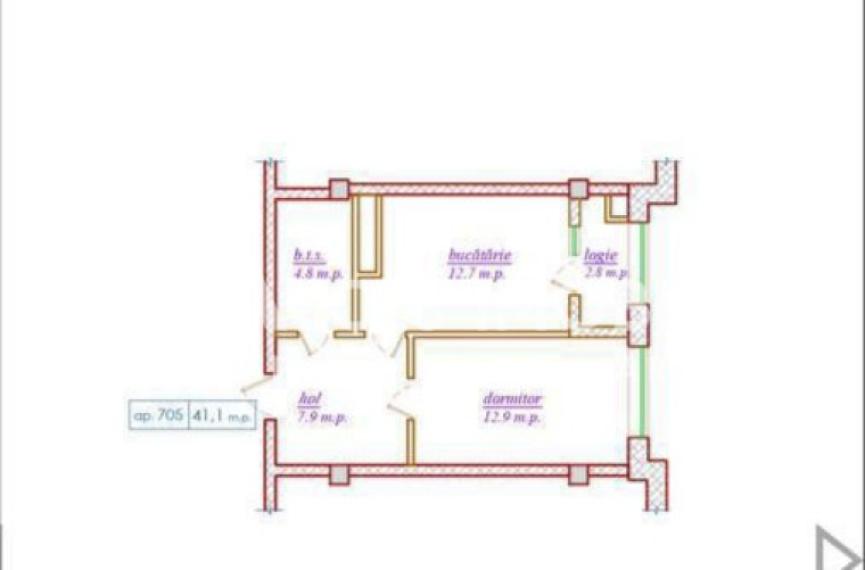 IsraGrup! New Block! Durlesti, Cartusa street, 1 room. White version!: 3