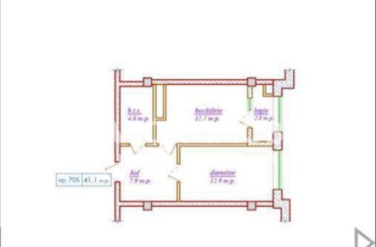 IsraGrup! New Block! Durlesti, Cartusa street, 1 room. White version!: 3
