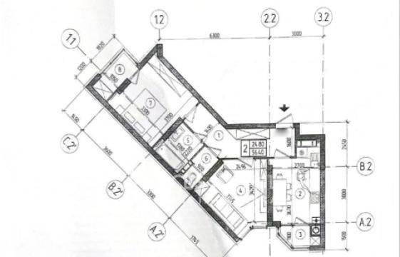 Sky House! Ботаника, ул. Бачой Ной Ной, 2 комнаты! Белый Вариант!: 4
