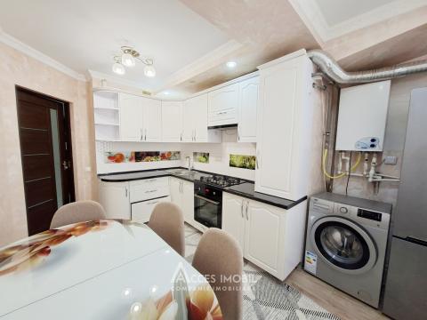 Bloc Nou! Botanica, str. Așhabad, 2 camere + living! Euroreparație!: 4