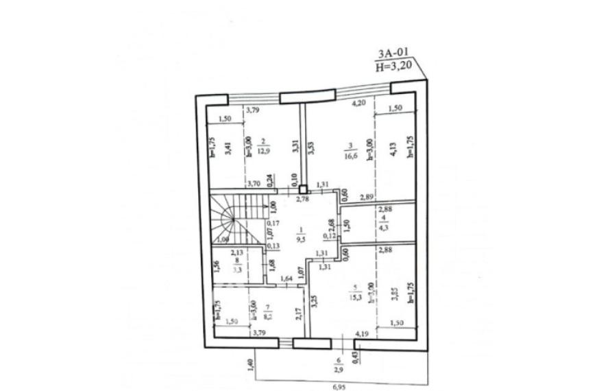 Casă în 2 niveluri! Ialoveni, str. Brăila, sec. Livada, 200m2 + 6 ari! Variantă Albă!: 22