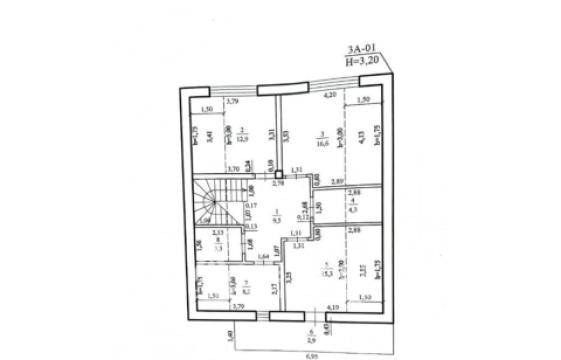 Casă în 2 niveluri! Ialoveni, str. Brăila, sec. Livada, 200m2 + 6 ari! Variantă Albă!: 22