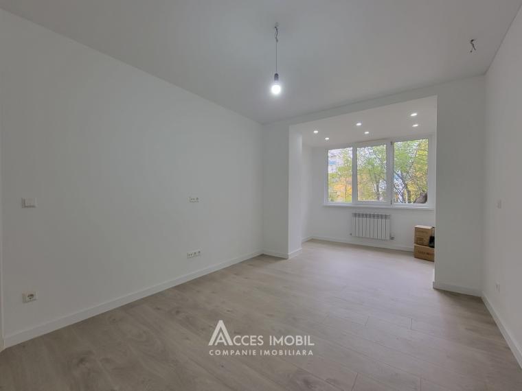 Telecentru, șos. Hâncești, 2 camere + living! Euroreparație!: 10