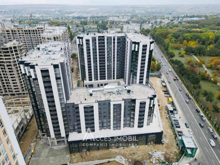 Newton House! Ботаника, ул. Грэдина Ботаникэ, 1 комнатa. Белый Вариант!: 3