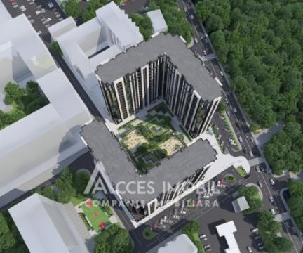 Newton House! Ботаника, ул. Грэдина Ботаникэ, 1 комнатa. Белый Вариант!: 6