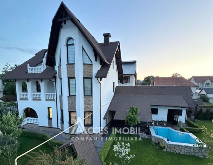 3-х этажный дом! Чореску, ул. Лучафэрул, 250м2 + 8 соток! Евроремонт!: 0