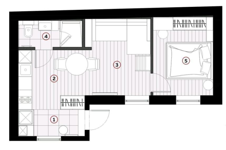Apartament la sol! Centru, str. Mitropolit Bănulescu Bodoni, ASEM 1 cameră + living. Euroreparație!: 11