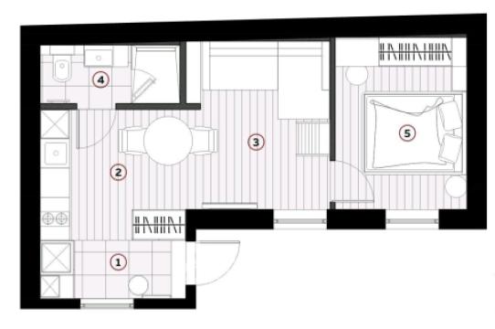 Apartament la sol! Centru, str. Mitropolit Bănulescu Bodoni, ASEM 1 cameră + living. Euroreparație!: 11