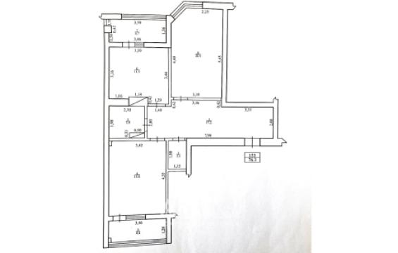 Glorinal! str. Calea Orheiului, Poșta Veche, 2 camere + living. Variantă albă!: 1