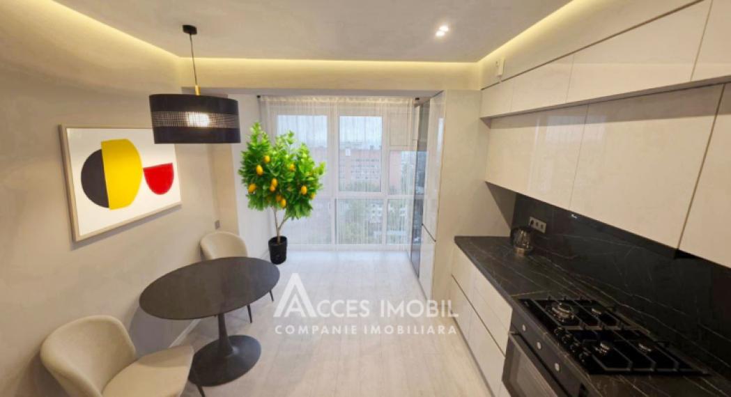 Bloc Nou! Telecentru, șos. Hâncești, 2 camere + living! Euroreparație! Terasă!: 1