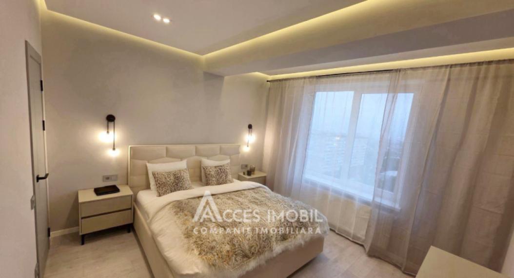 Bloc Nou! Telecentru, șos. Hâncești, 2 camere + living! Euroreparație! Terasă!: 2