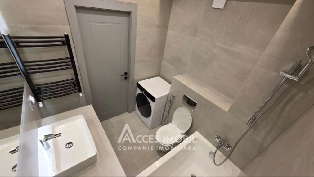 Bloc Nou! Telecentru, șos. Hâncești, 2 camere + living! Euroreparație! Terasă!: 6