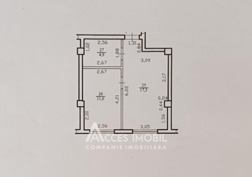 Bloc Nou! Râșcani, str. Saharov, 1 cameră. Euroreparație!: 6