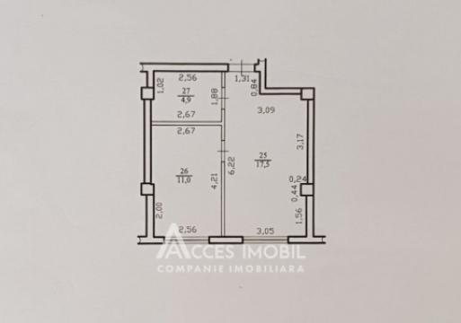 Bloc Nou! Râșcani, str. Saharov, 1 cameră. Euroreparație!: 6