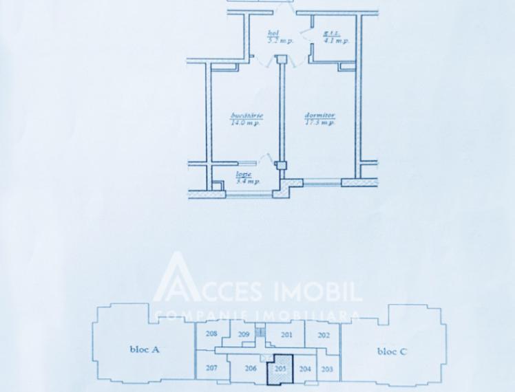 Poliprim-Grup! Durlești, str. Nicolae Dimo, 1 cameră + living. Variantă albă!: 4