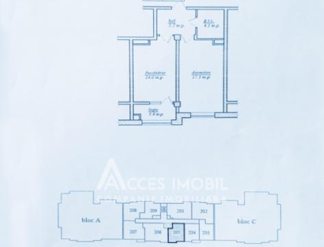 Poliprim-Grup! Durlești, str. Nicolae Dimo, 1 cameră + living. Variantă albă!: 4