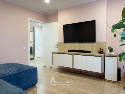 Bloc Nou! Buiucani, str-la. Lipcani, 2 camere + living. Euroreparație!: 3