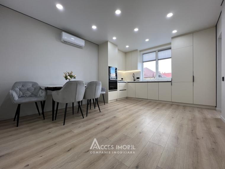 Bloc Nou! str. Nicolae Dimo, Durlești, 2 camere + living. Euroreparație!: 0