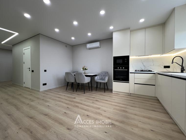 Bloc Nou! str. Nicolae Dimo, Durlești, 2 camere + living. Euroreparație!: 1