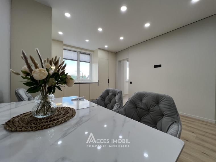 Bloc Nou! str. Nicolae Dimo, Durlești, 2 camere + living. Euroreparație!: 5