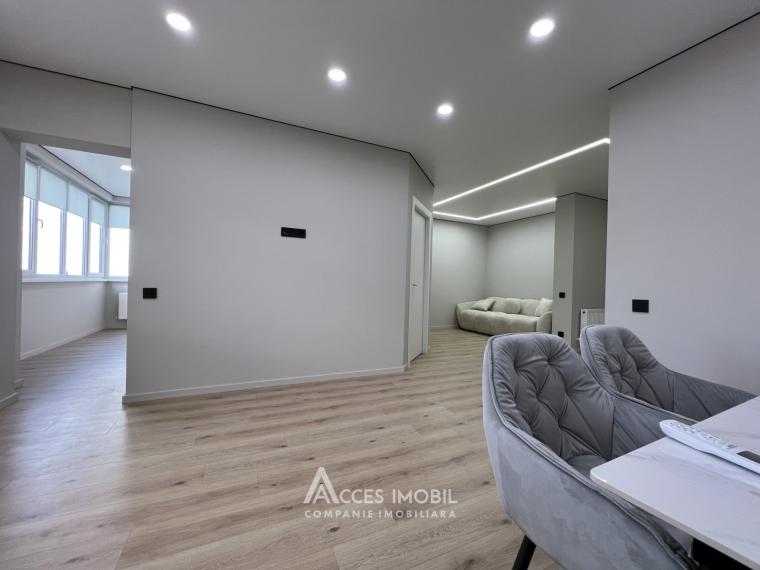 Bloc Nou! str. Nicolae Dimo, Durlești, 2 camere + living. Euroreparație!: 6