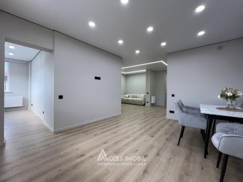 Bloc Nou! str. Nicolae Dimo, Durlești, 2 camere + living. Euroreparație!: 7