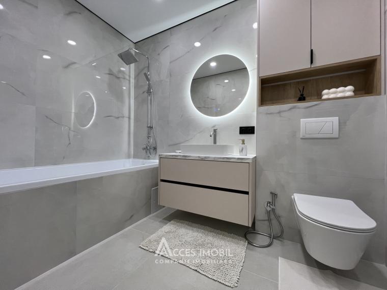 Bloc Nou! str. Nicolae Dimo, Durlești, 2 camere + living. Euroreparație!: 16