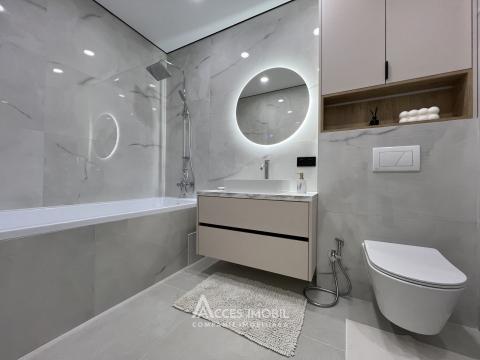 Bloc Nou! str. Nicolae Dimo, Durlești, 2 camere + living. Euroreparație!: 16