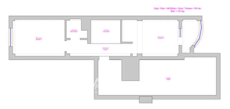 Penthouse! Kirsan! Botanica, str. N. Titulescu, 4 camere + living. Variantă albă! + Terasă(28m2)!: 16