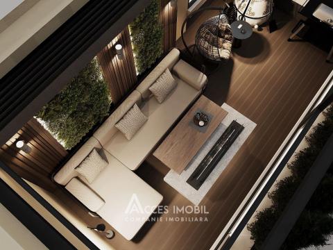 Penthouse! Kirsan! Botanica, str. N. Titulescu, 4 camere + living. Variantă albă! + Terasă(28m2)!: 3