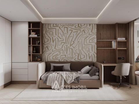 Penthouse! Kirsan! Botanica, str. N. Titulescu, 4 camere + living. Variantă albă! + Terasă(28m2)!: 7