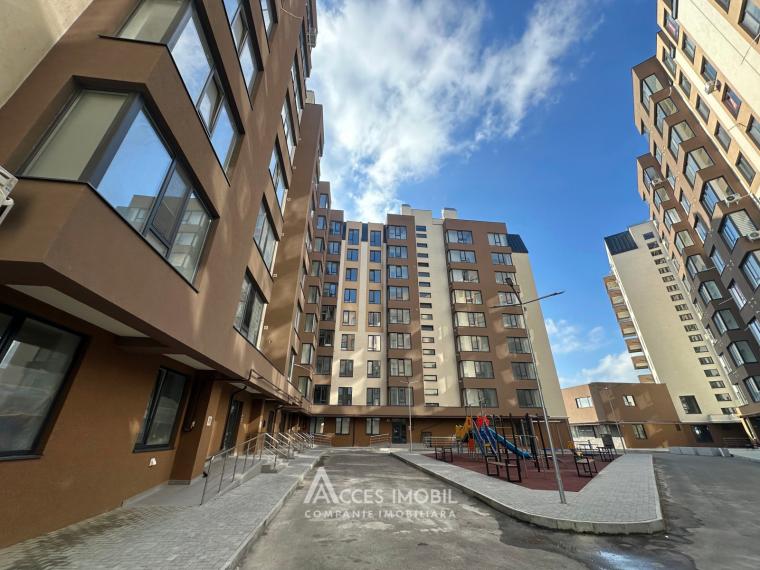 Astercon! Dumbrava, str. Durlești, 2 camere + living. Variantă albă!: 3