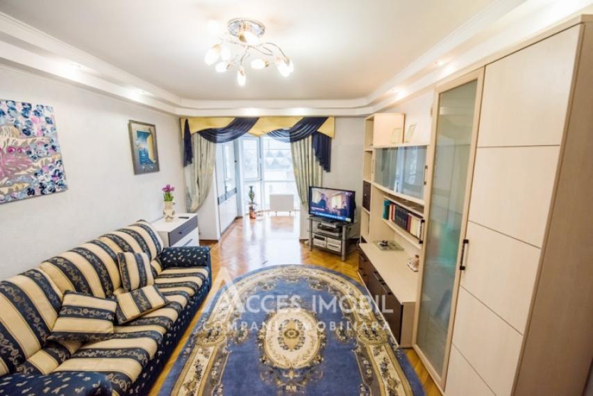 Chirie! Bloc nou! str. Alexandr Pușkin, Centru, 2 camere + living! Euroreparație!: 1