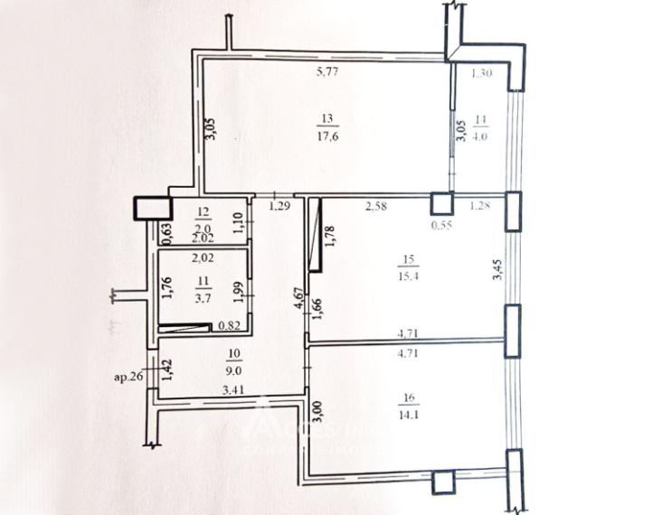 Dansicons! Ciocana, str. N. M. Spătaru, 2 camere. Variantă albă!: 6