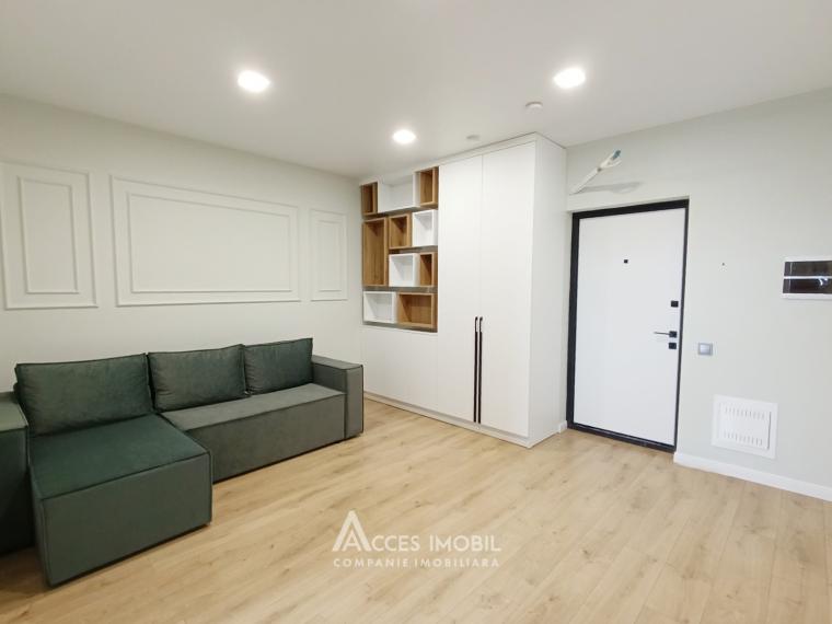 Bloc Nou! Durlești, str. Regina Elisabeta, 1 cameră + living. Euroreparație!: 2