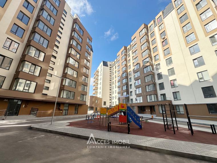 Astercon! Dumbrava, str. Durlești, 2 camere + living. Variantă albă!: 3