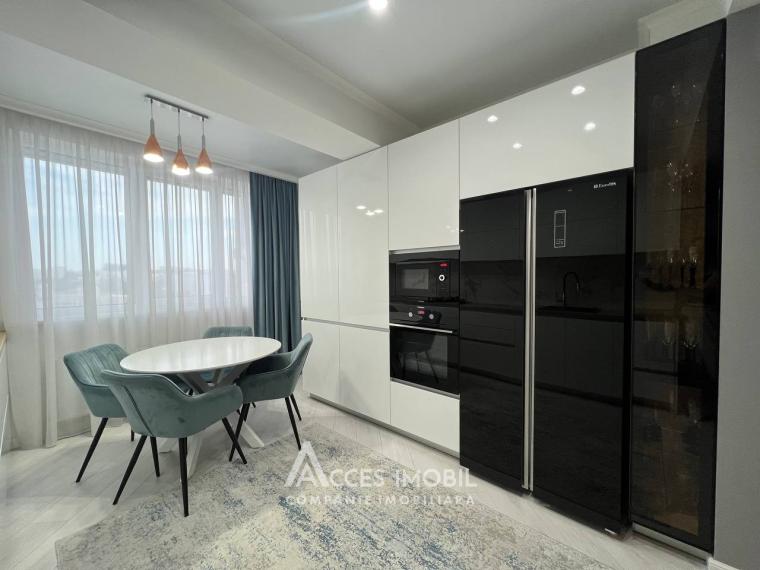 Premium-Tower! Centru, str. B. P. Hașdeu, 2 camere + living. Euroreparație!: 3