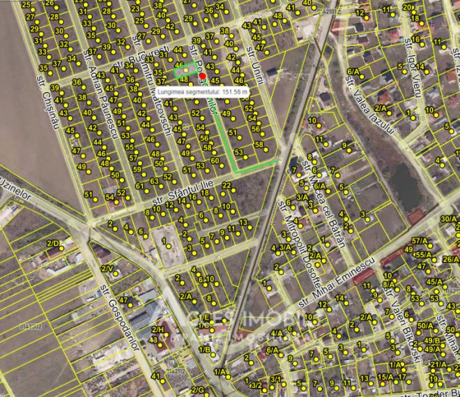 Teren pentru construcție 5 ari! Bubuieci, str. Podgorenilor!: 4