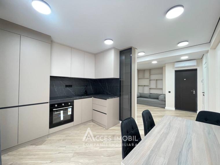 Bloc Nou! str. Nicolae Dimo, Durlești, 2 camere + living. Euroreparație!: 9